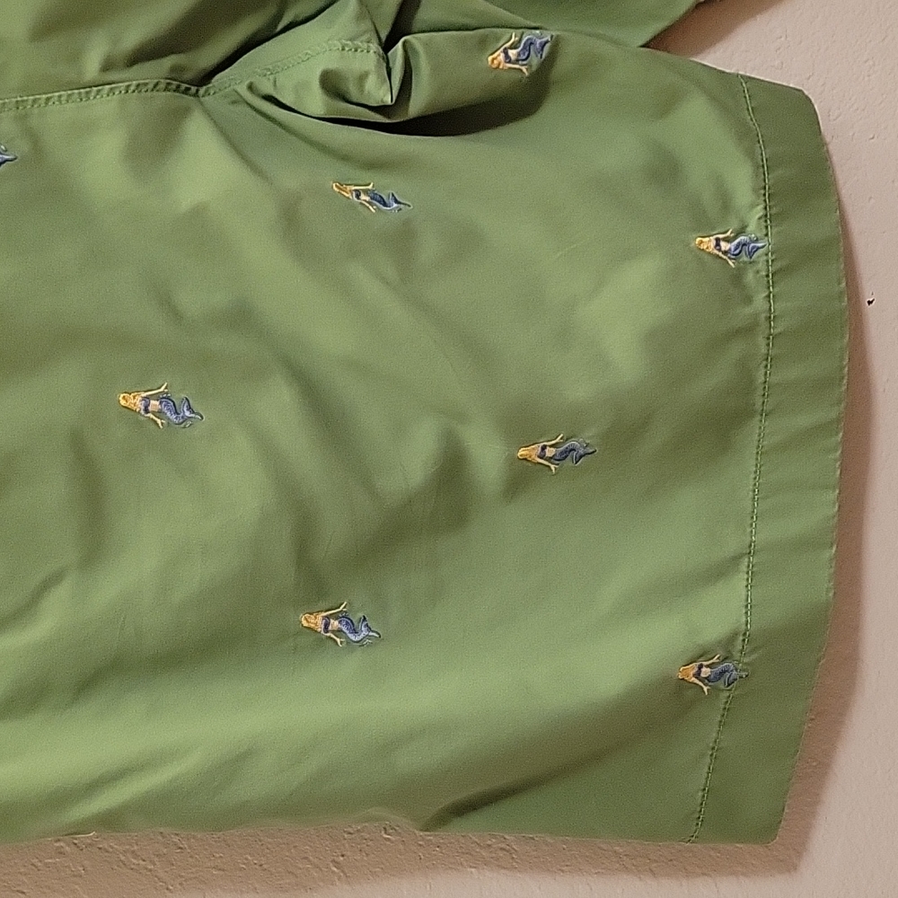 J. Crew Flat Front Shorts - Green - 33w - Picture 12 of 13